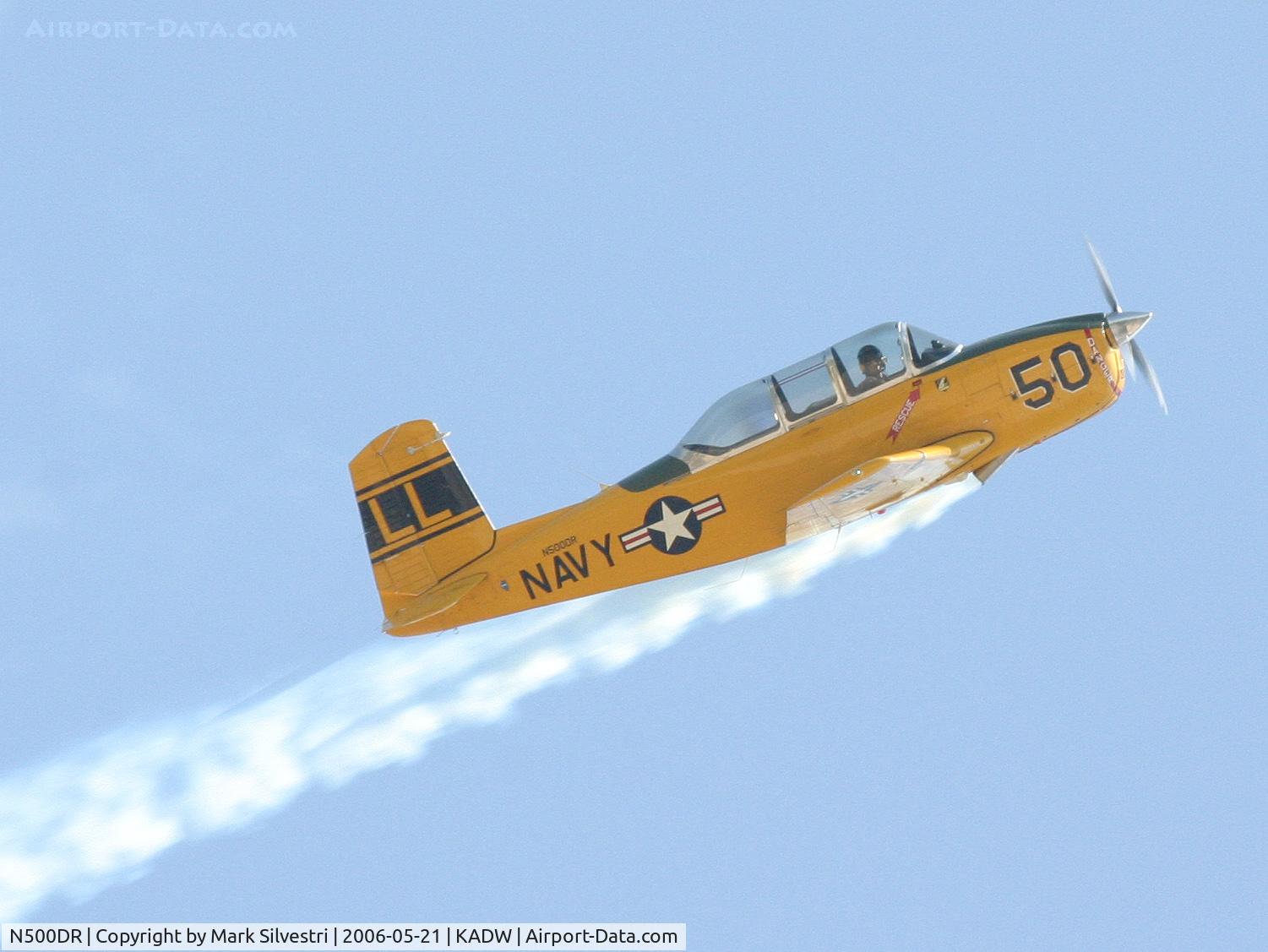 N500DR, 1954 Beech T-34A (A45) Mentor Mentor C/N G-31, Andrews AFB 2006