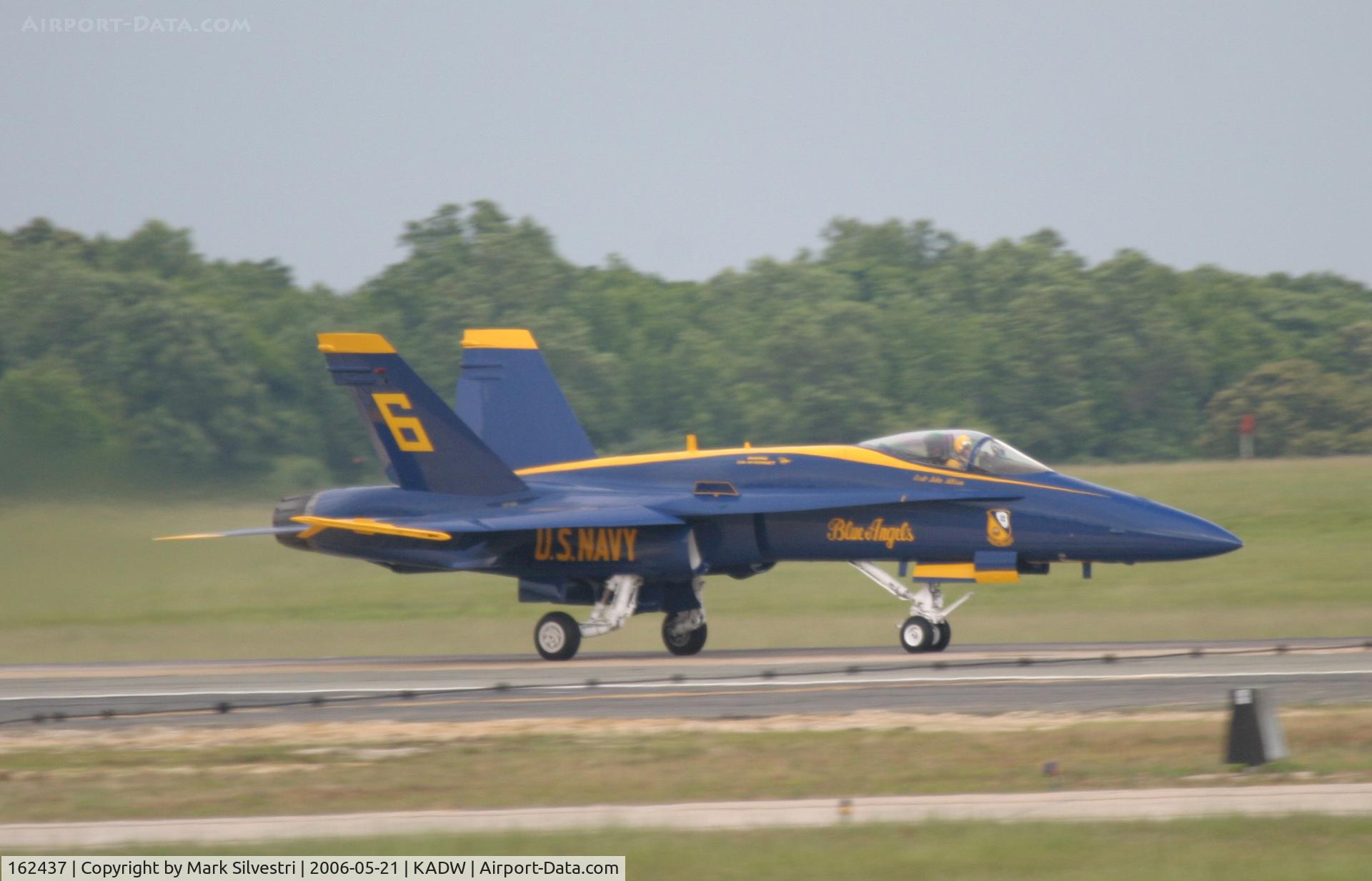 162437, McDonnell Douglas F/A-18A Hornet C/N 0281, Andrews AFB 2006