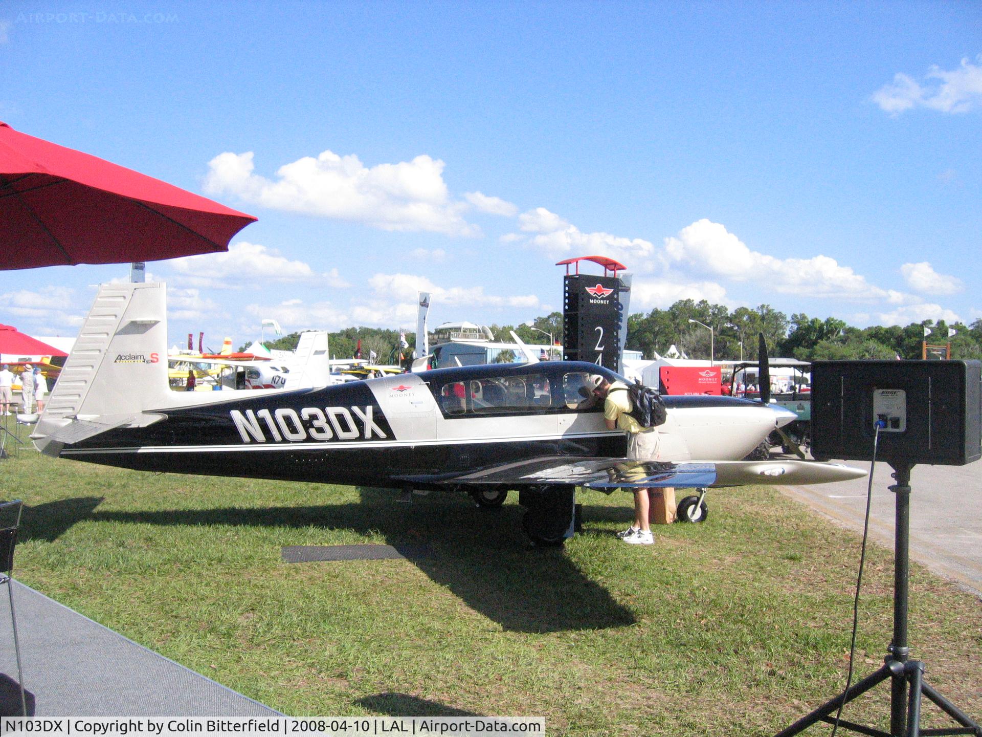 N103DX, 2008 Mooney M20TN Acclaim C/N 31-0100, Mooney Acclaim at SUN & FUN 2008