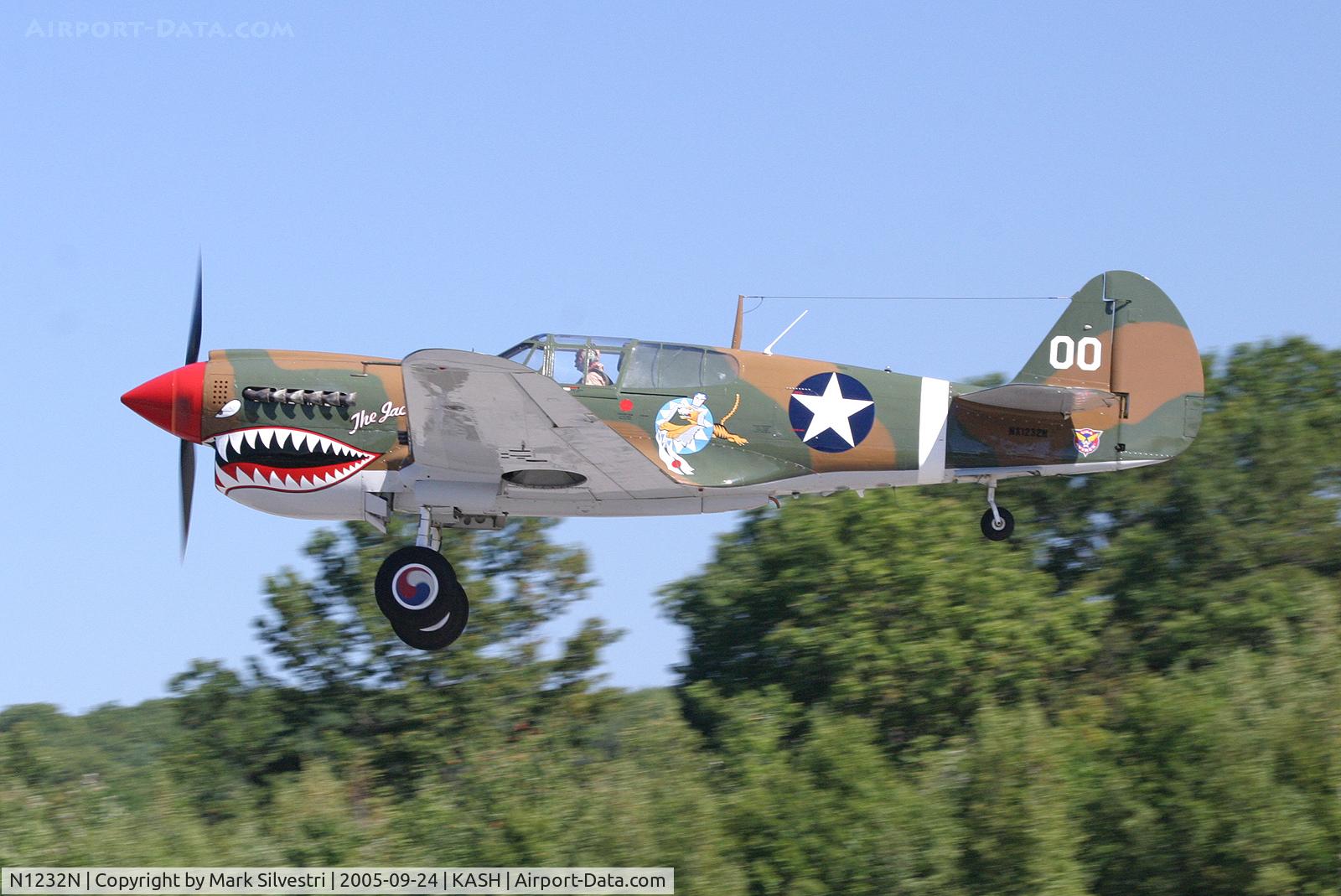 N1232N, 1943 Curtiss P-40N Warhawk C/N 27483, Daniel Webster College Airshow 2005