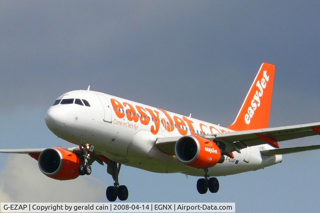 G-EZAP, 2006 Airbus A319-111 C/N 2777, G-EZAP Inbound ema