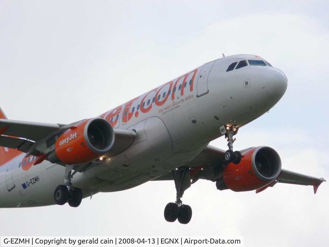 G-EZMH, 2003 Airbus A319-111 C/N 2053, Inbound EMA