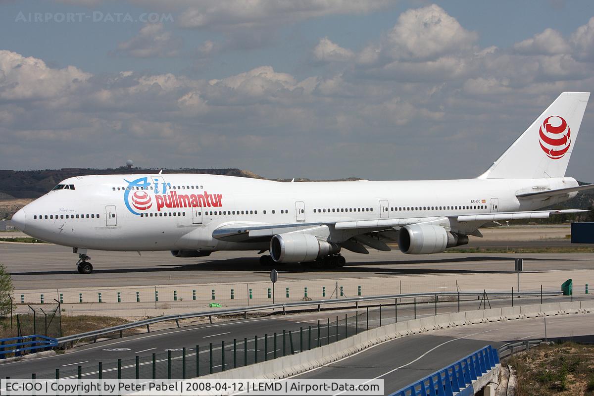 EC-IOO, Boeing 747-341 C/N 24106, MAD Spotter Trip
