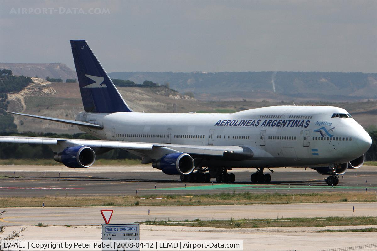LV-ALJ, 1992 Boeing 747-475 C/N 25422, MAD Spotter Trip