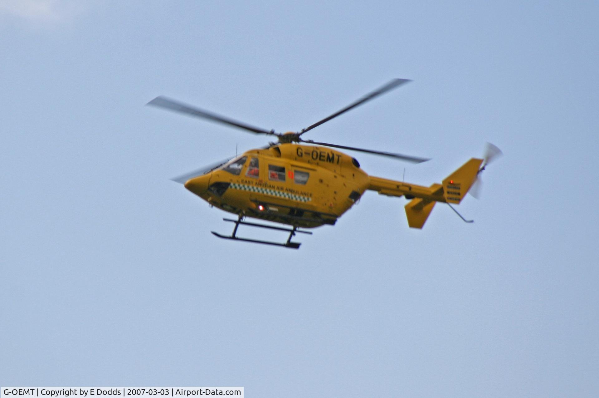 G-OEMT, 2001 Eurocopter-Kawasaki BK-117C-1 C/N 7538, East Anglian Air Ambulance