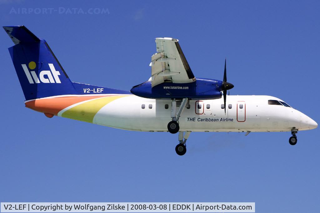 V2-LEF, 1989 De Havilland Canada DHC-8-103 Dash 8 C/N 144, visitor