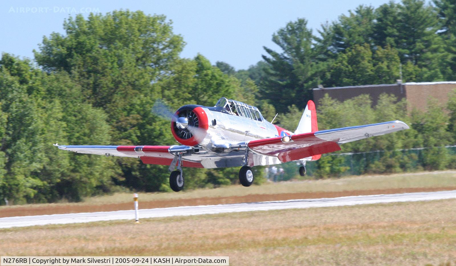 N276RB, 1940 North American AT-6D Texan C/N 122-41944, Daniel Webster College Airshow 2005