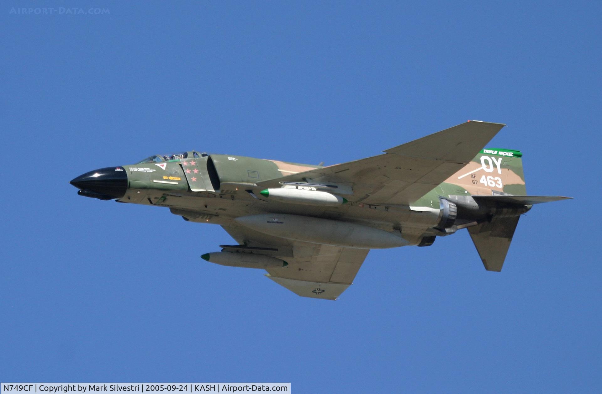 N749CF, 1965 McDonnell F-4D Phantom II C/N 1813 (65-0749), Daniel Webster College Airshow 2005