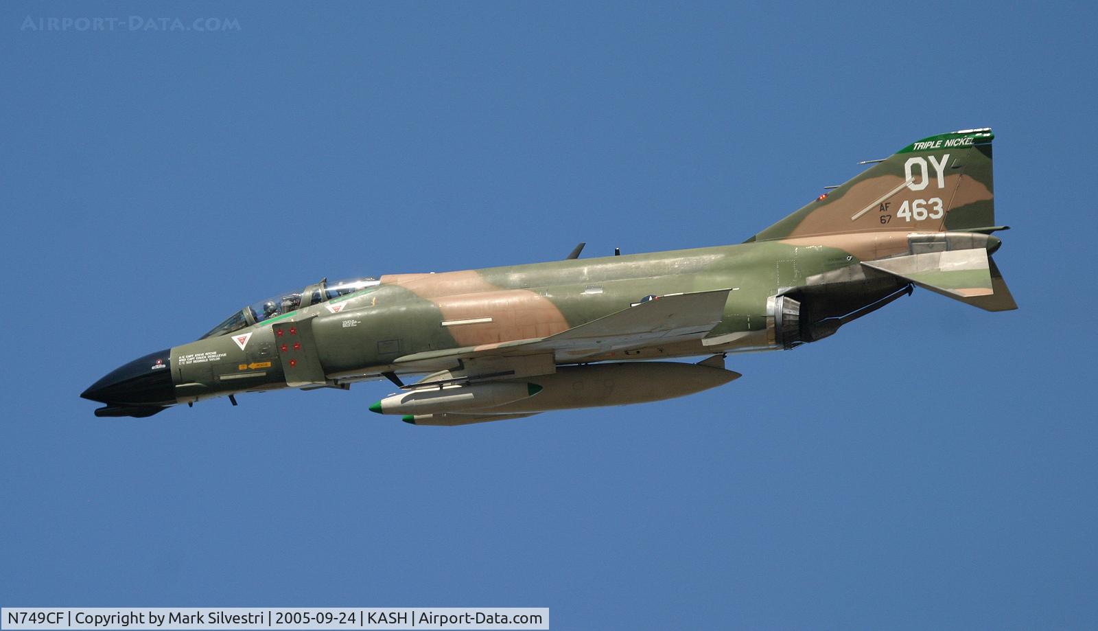 N749CF, 1965 McDonnell F-4D Phantom II C/N 1813 (65-0749), Daniel Webster College Airshow 2005