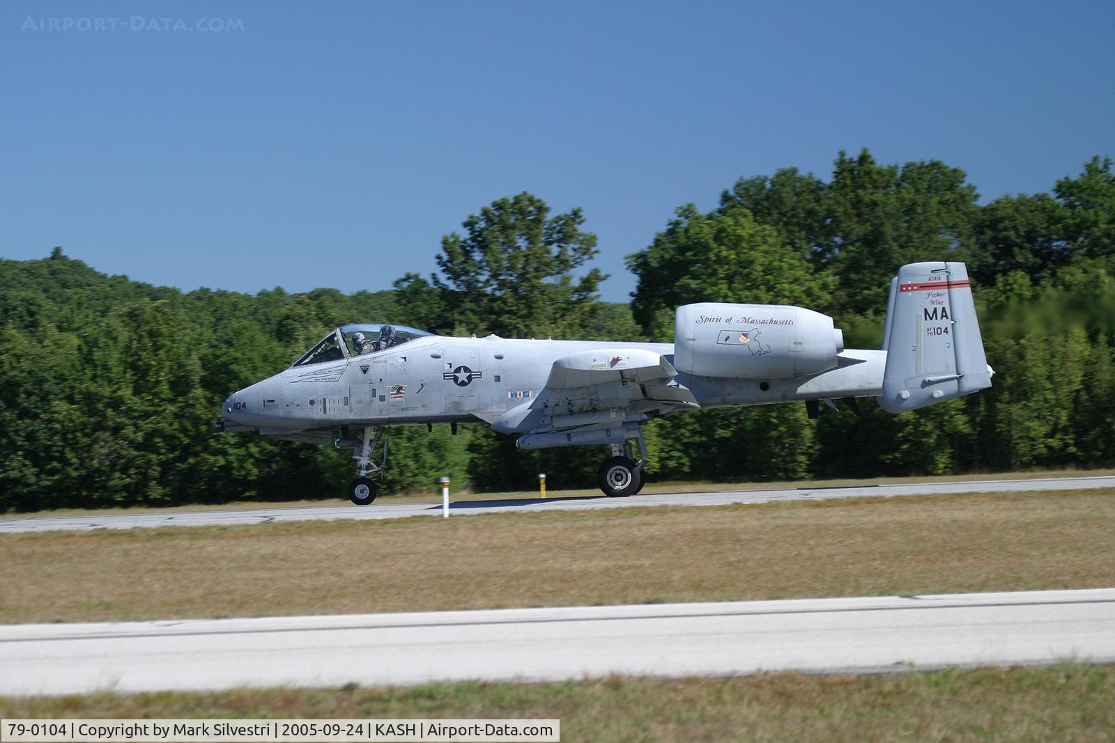 79-0104, 1979 Fairchild Republic A-10C Thunderbolt II C/N A10-0368, Daniel Webster College Airshow 2005
