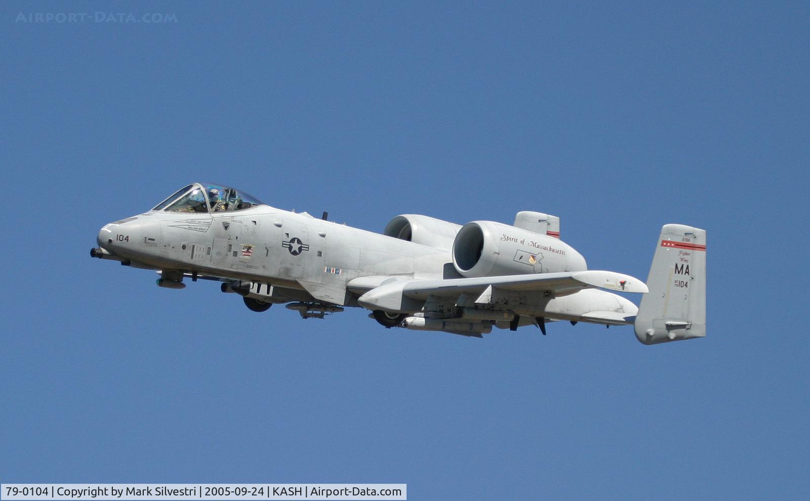 79-0104, 1979 Fairchild Republic A-10C Thunderbolt II C/N A10-0368, Daniel Webster College Airshow 2005