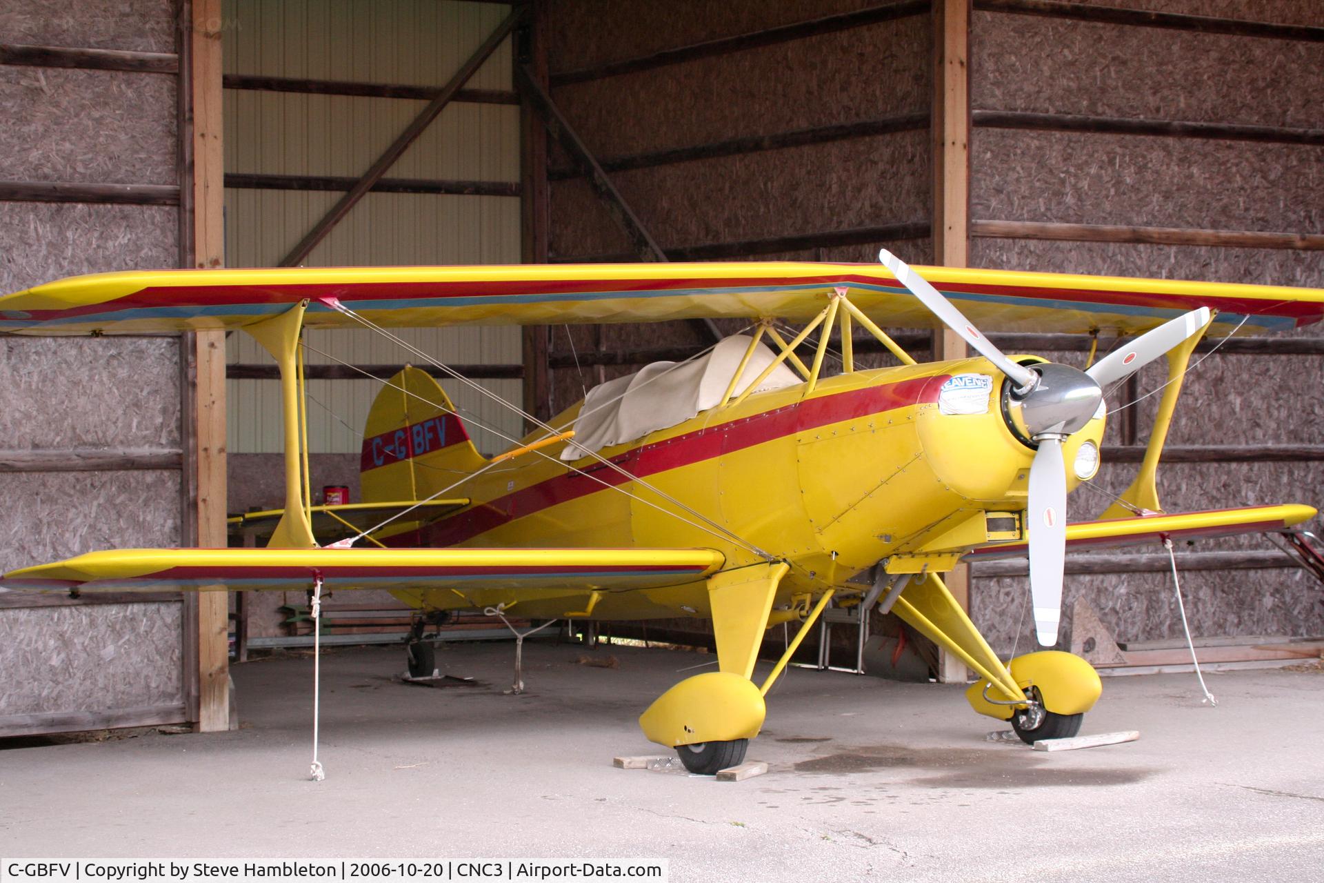 C-GBFV, 1981 Steen Skybolt C/N P 1, At Brampton Ontario
