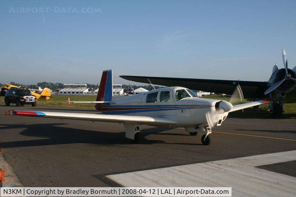 N3KM, 1965 Mooney M20C Ranger C/N 2995, Taken at the 2008 Sun-N-Fun Fly-In.