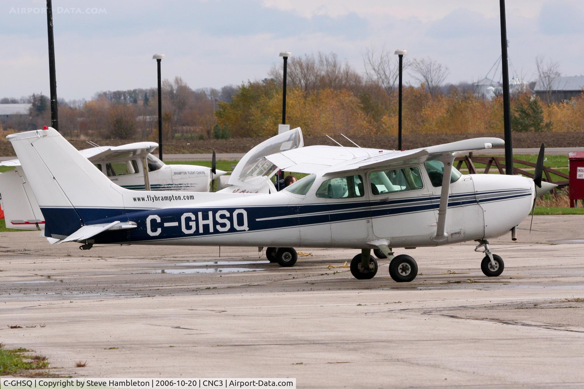 C-GHSQ, 1984 Cessna 172P C/N 17276106, At Brampton Ontario