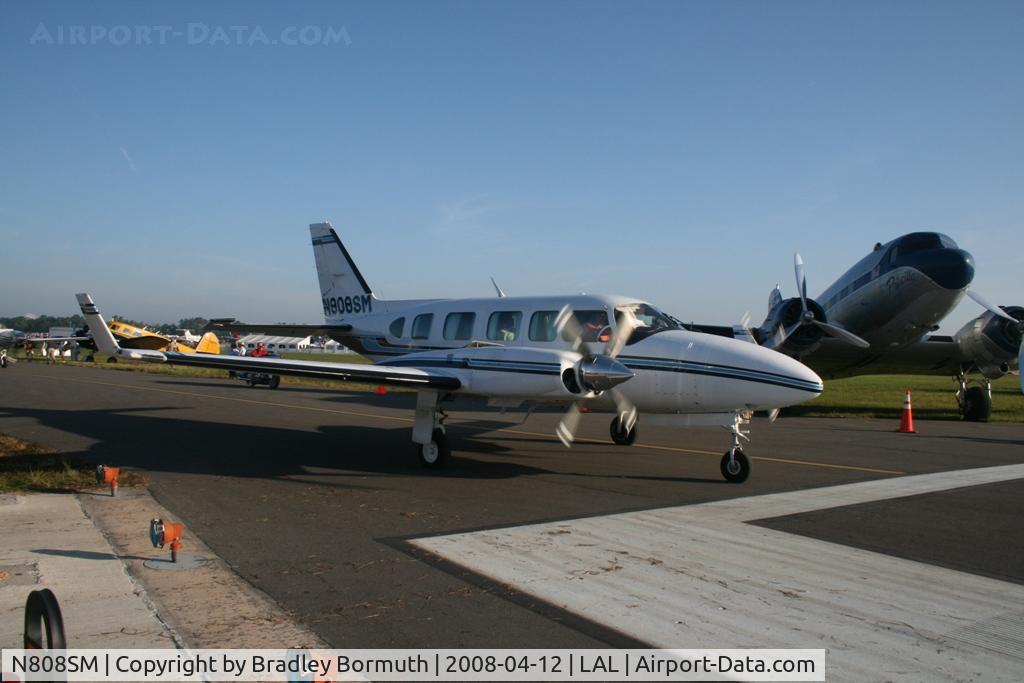 N808SM, 1984 Piper PA-31-350 Chieftain C/N 31-8452019, Taken at the 2008 Sun-N-Fun Fly-In.