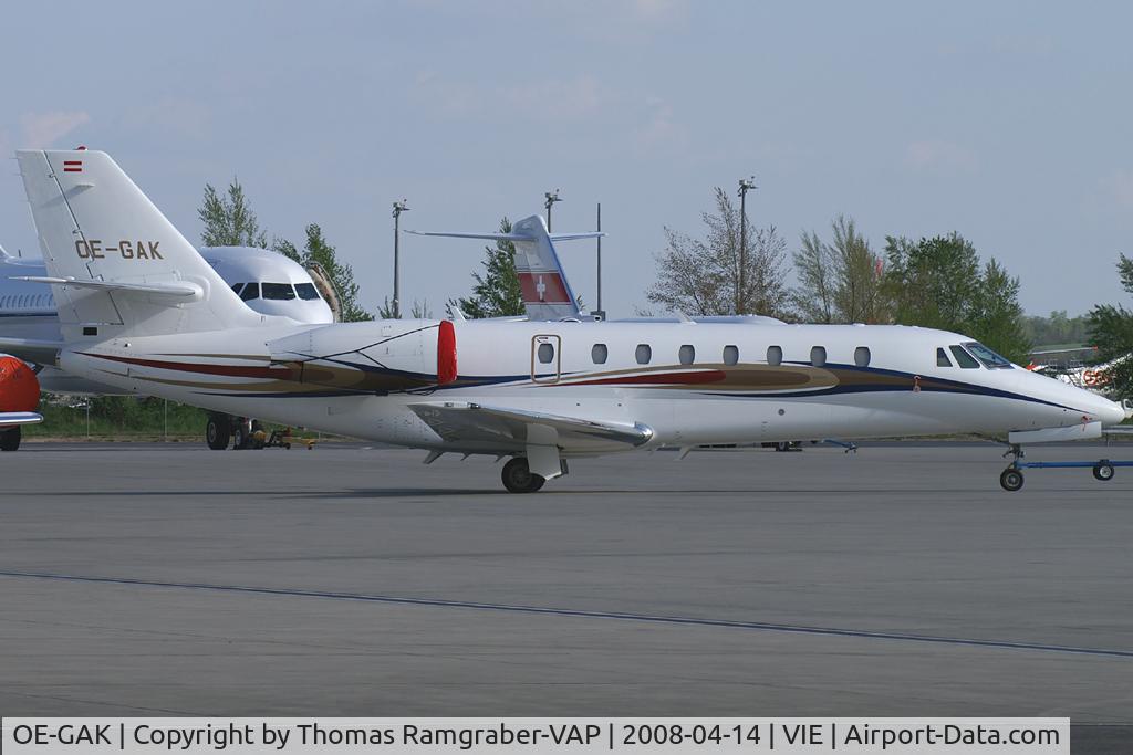 OE-GAK, 2008 Cessna 680 Citation Sovereign C/N 680-0186, Jet Alliance Cessna 680 Sovereign