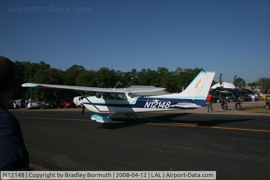 N12148, 1973 Cessna 172M C/N 17261843, Taken at the 2008 Sun-N-Fun Fly-In.
