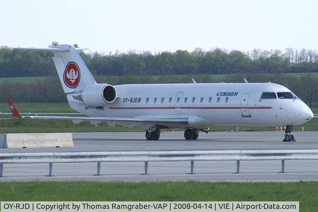 OY-RJD, 1993 Canadair CRJ-100LR (CL-600-2B19) C/N 7007, Cimber Air Canadair Regionaljet