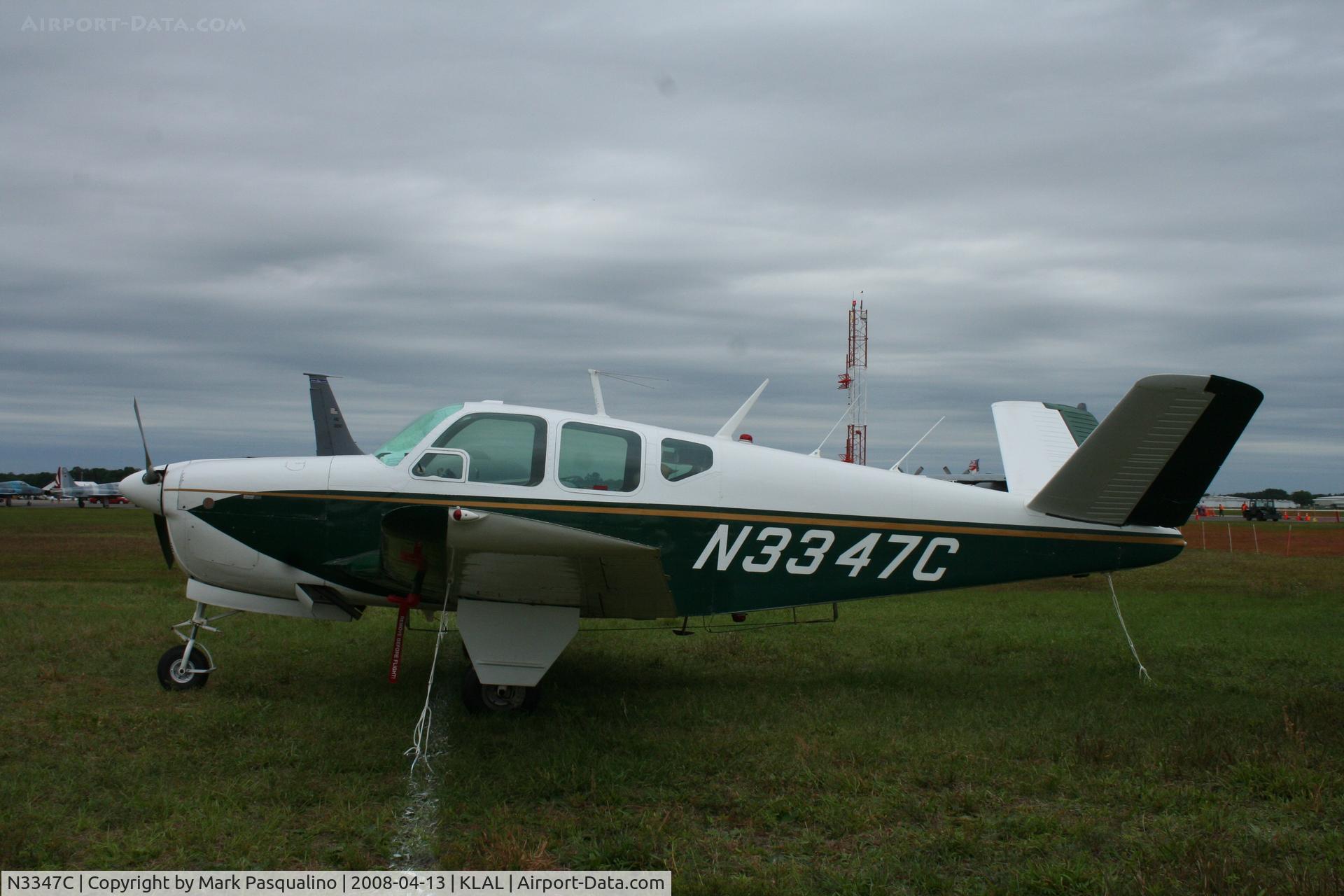 N3347C, 1955 Beech F35 Bonanza C/N D-4013, Beech F35
