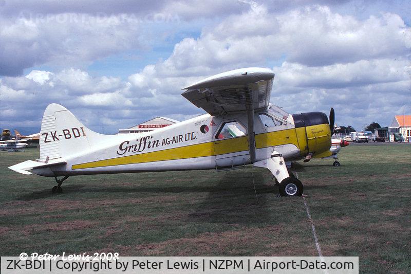 ZK-BDI, 1953 De Havilland Canada DHC-2 Beaver Mk.I C/N 462, Kairanga Aviation Ltd., Palmerston North (op by Griffin Ag-Air Ltd.)