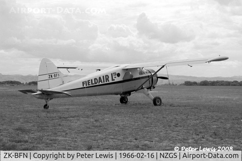 ZK-BFN, 1954 De Havilland Canada DHC-2 Beaver C/N 564, Fieldair Ltd., Gisborne