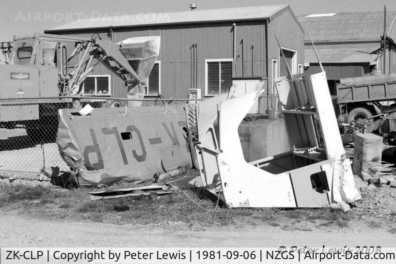 ZK-CLP, 1953 De Havilland Canada DHC-2 Beaver C/N 493, Fieldair Ltd., Gisborne - after crash 4Jan69