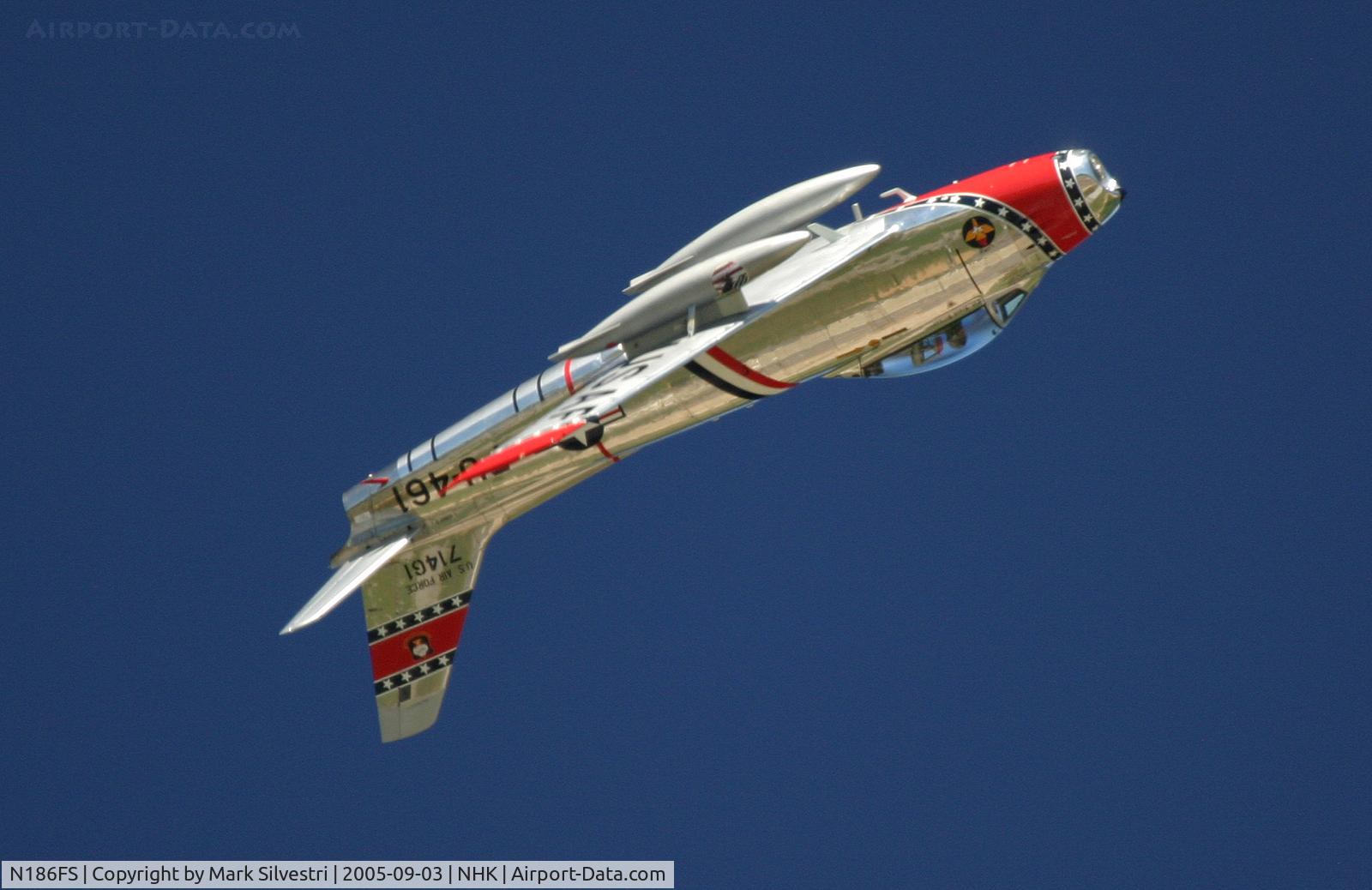 N186FS, 1956 Canadair CL-13B Sabre 6 C/N 1461, Patuxent River NAS 2005