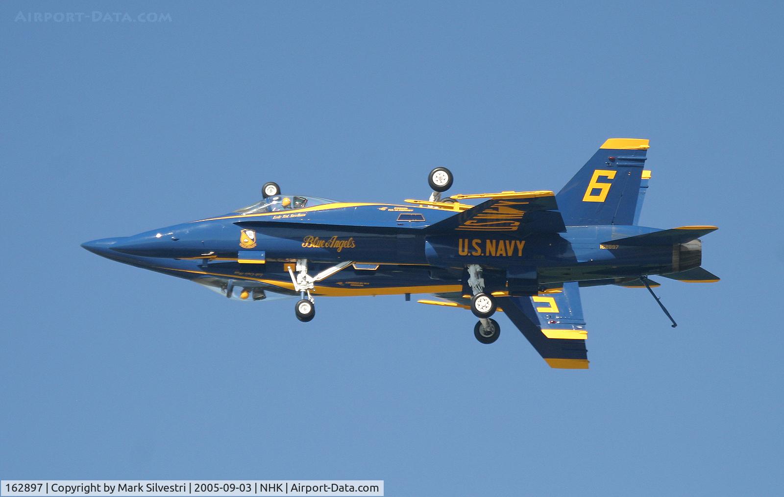 162897, McDonnell Douglas F/A-18A Hornet C/N 0450/A370, Patuxent River NAS 2005
