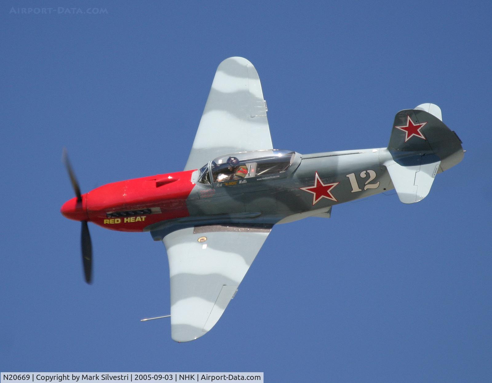 N20669, 2002 Yakovlev Yak-3M C/N 0470110, Patuxent River NAS 2005
