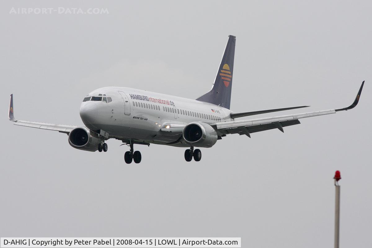 D-AHIG, 1987 Boeing 737-33A C/N 23827, Brought some WWE Stars to Linz