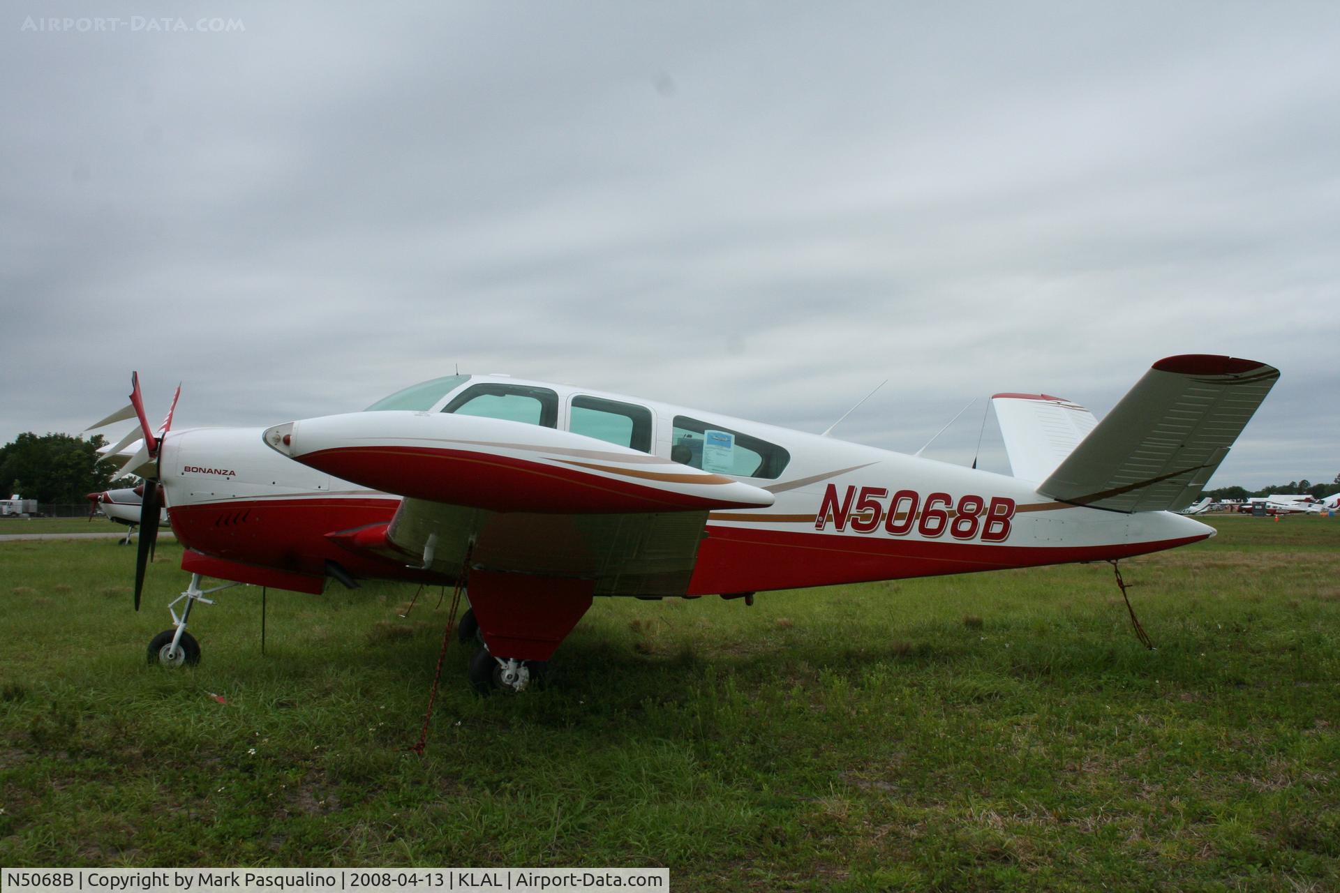 N5068B, 1955 Beech F35 Bonanza C/N D-4363, Beech F35
