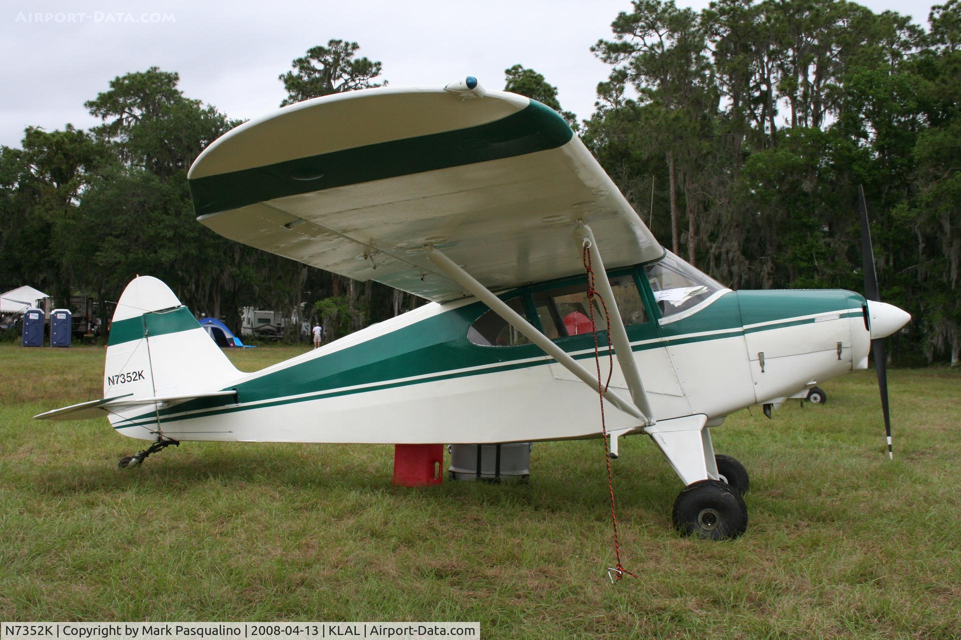 N7352K, 1950 Piper PA-20 Pacer C/N 20-260, Piper PA-20
