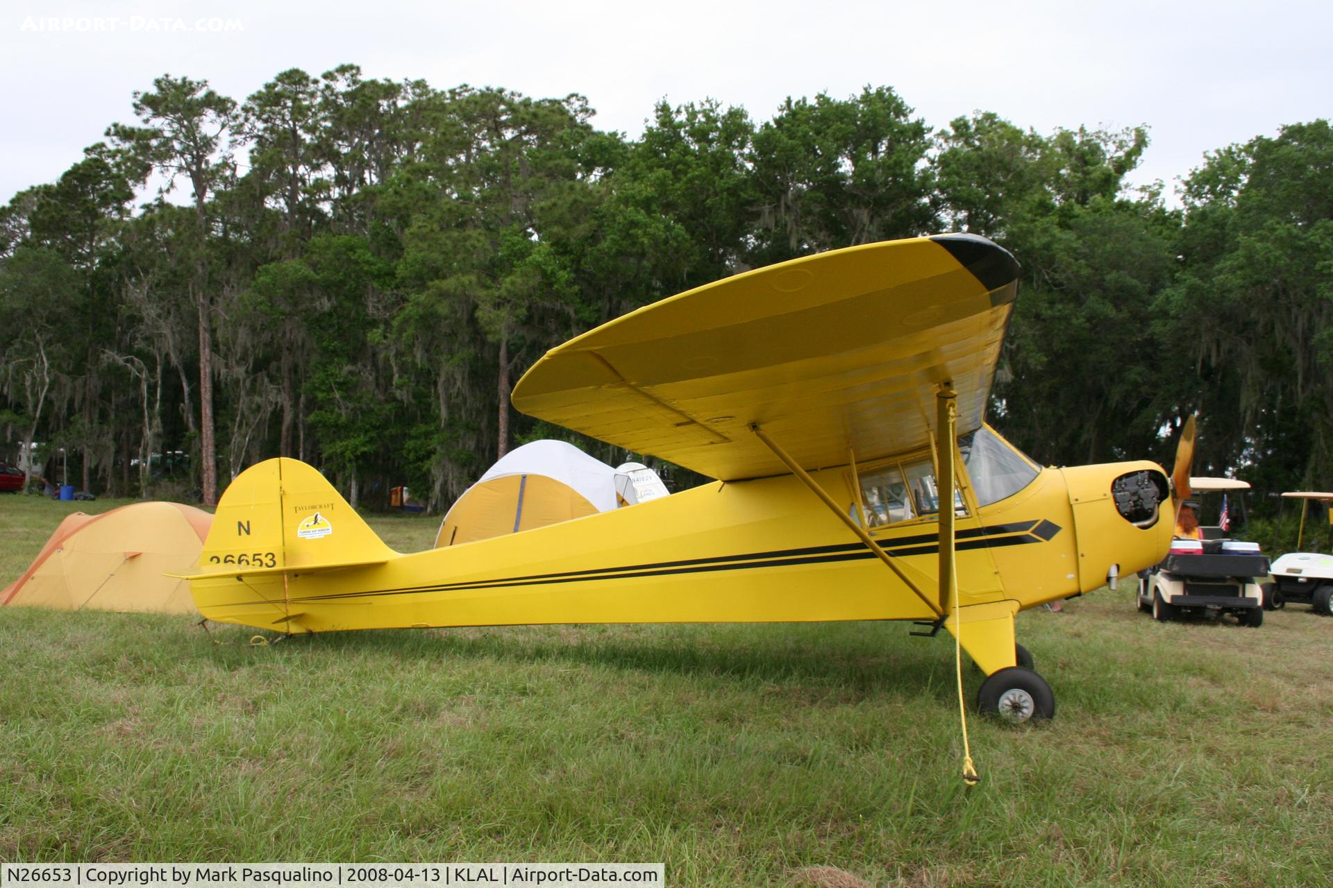 N26653, 1940 Taylorcraft BL-65 (L-2F) C/N 1995, Taylorcraft BL-65