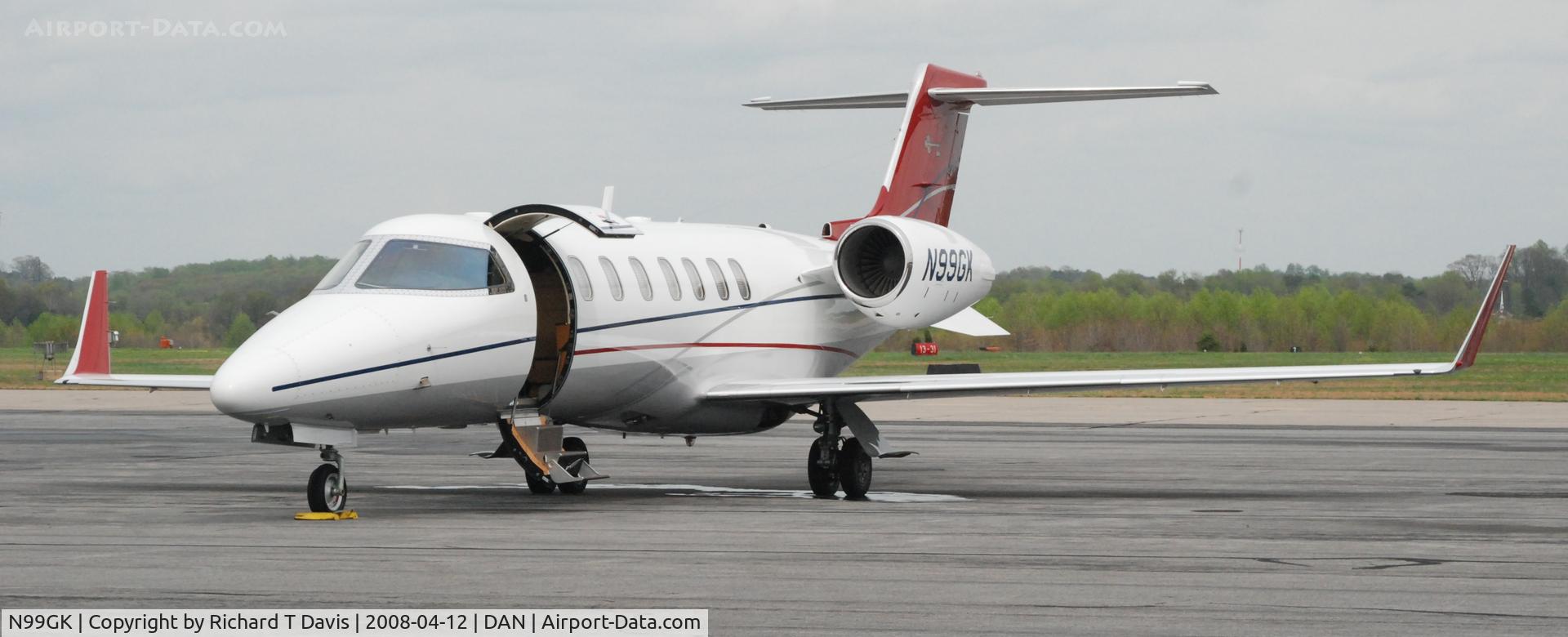 N99GK, Learjet Inc 45 C/N 2008, Lear 45 in Danville Va.