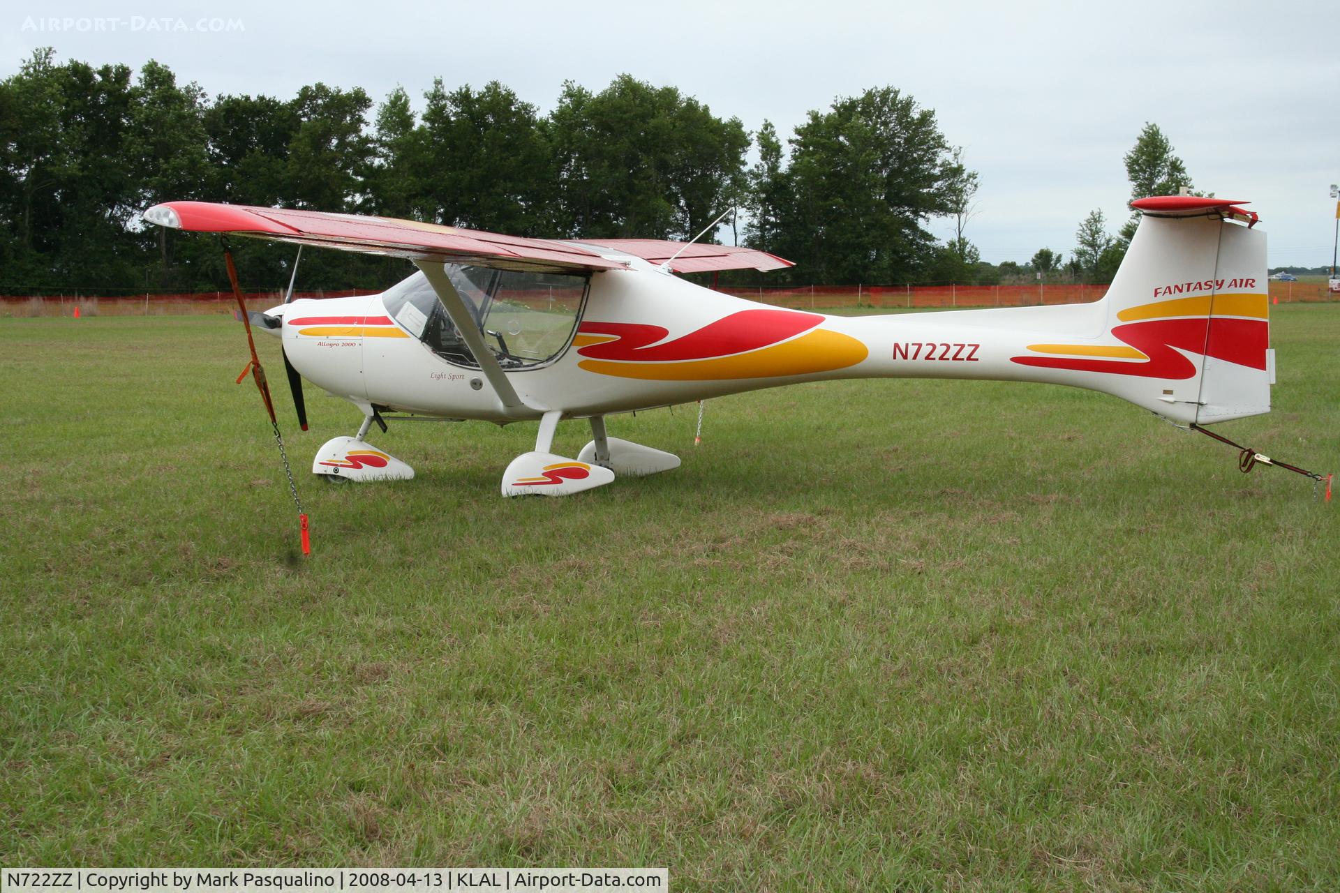 N722ZZ, 2004 Fantasy Air Allegro 2000 C/N 04-206, Allegro 2000
