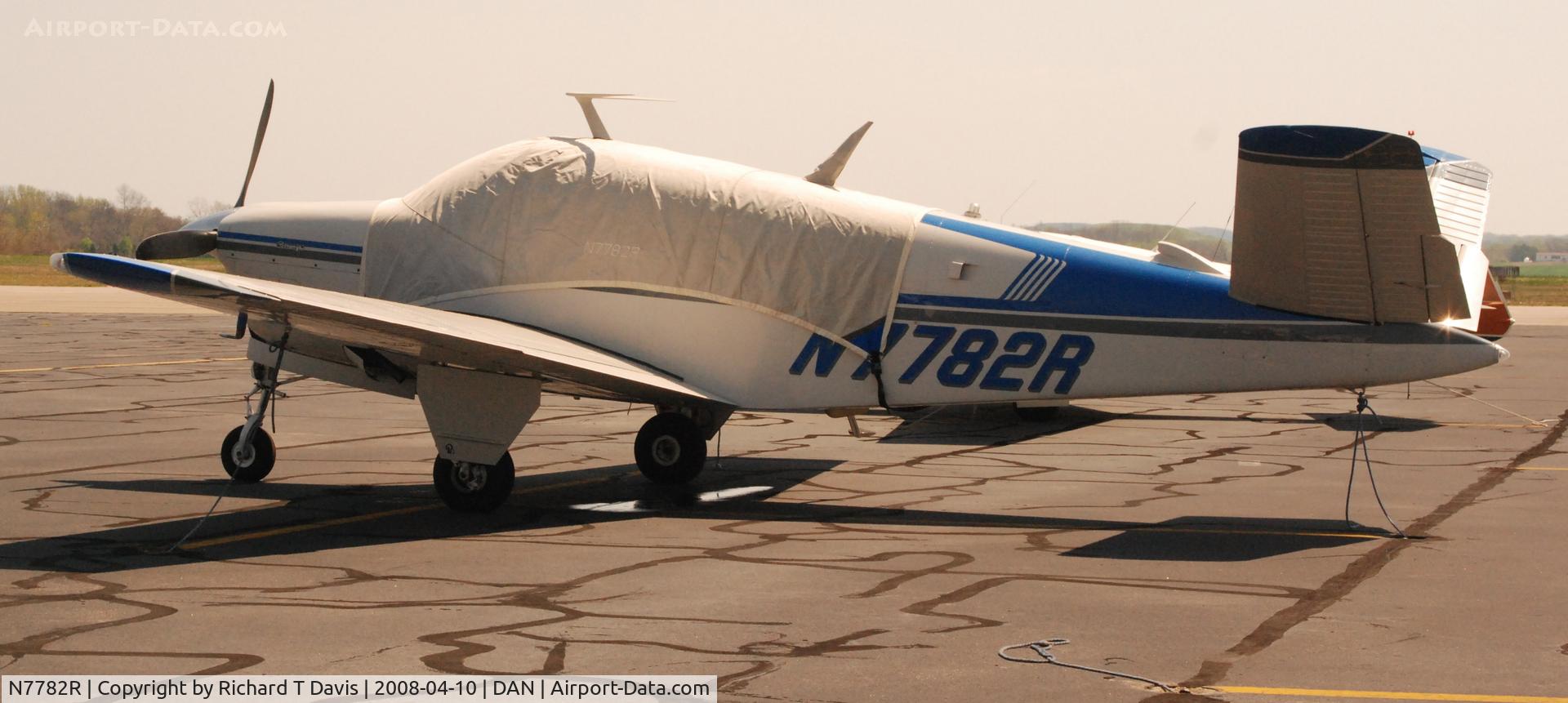 N7782R, 1968 Beech V35A Bonanza C/N D-8885, 1968 Beech V35A in Danville Va.