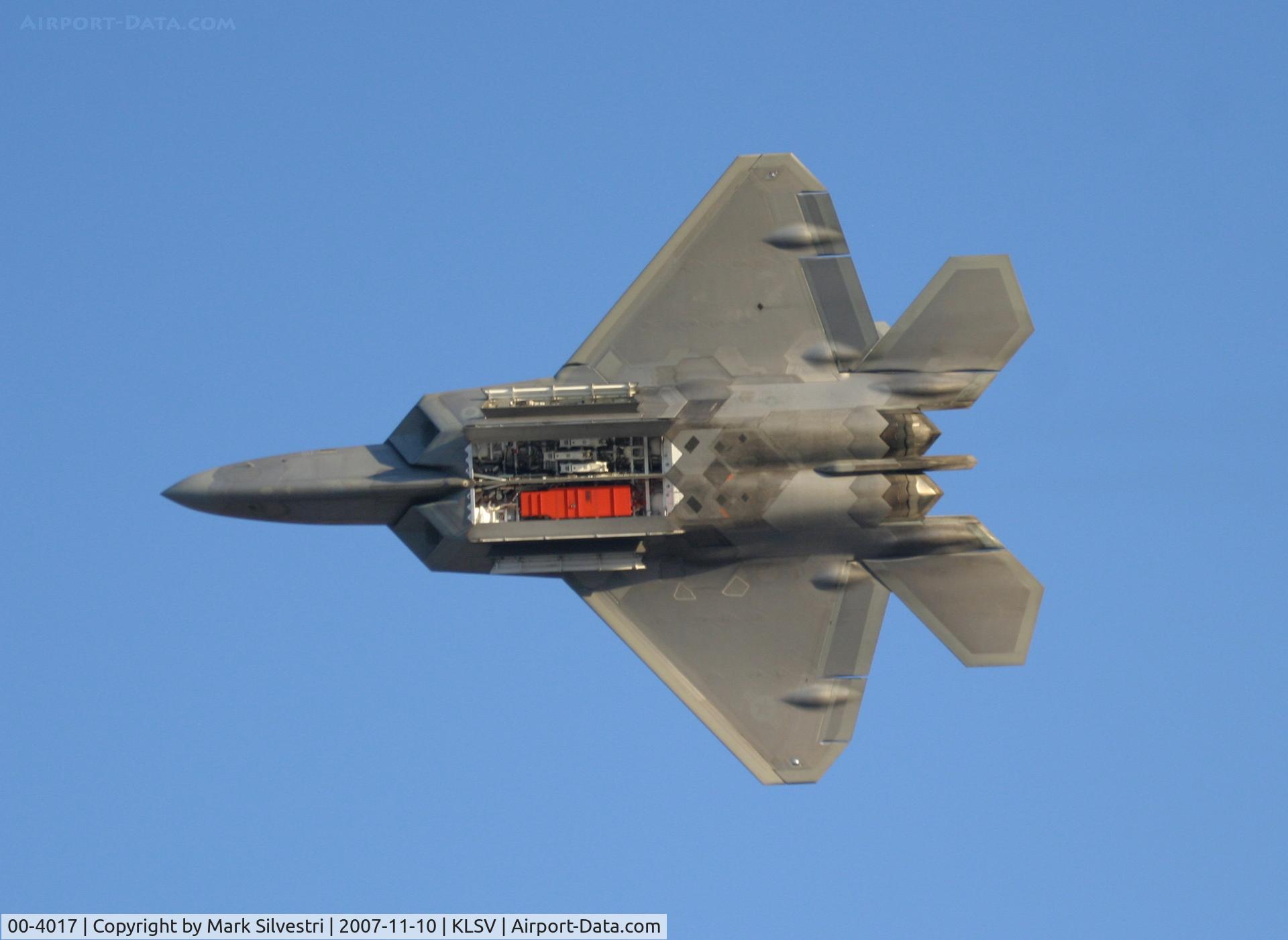 00-4017, Lockheed Martin F/A-22A Raptor C/N 4017, Aviation Nation 2007