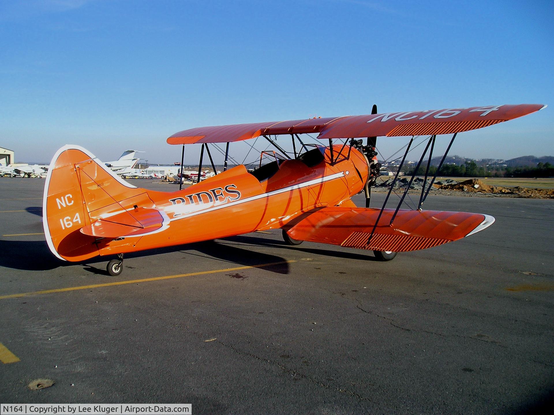 N164, 1940 Waco UPF-7 C/N 5583, At the RYY Hanger