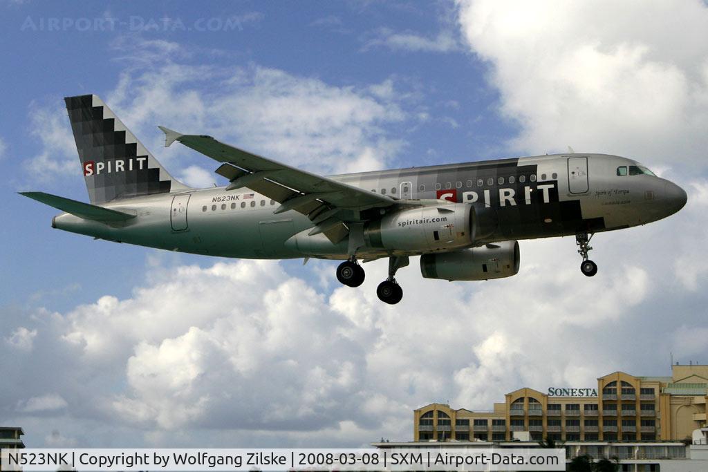 N523NK, 2006 Airbus A319-132 C/N 2898, visitor