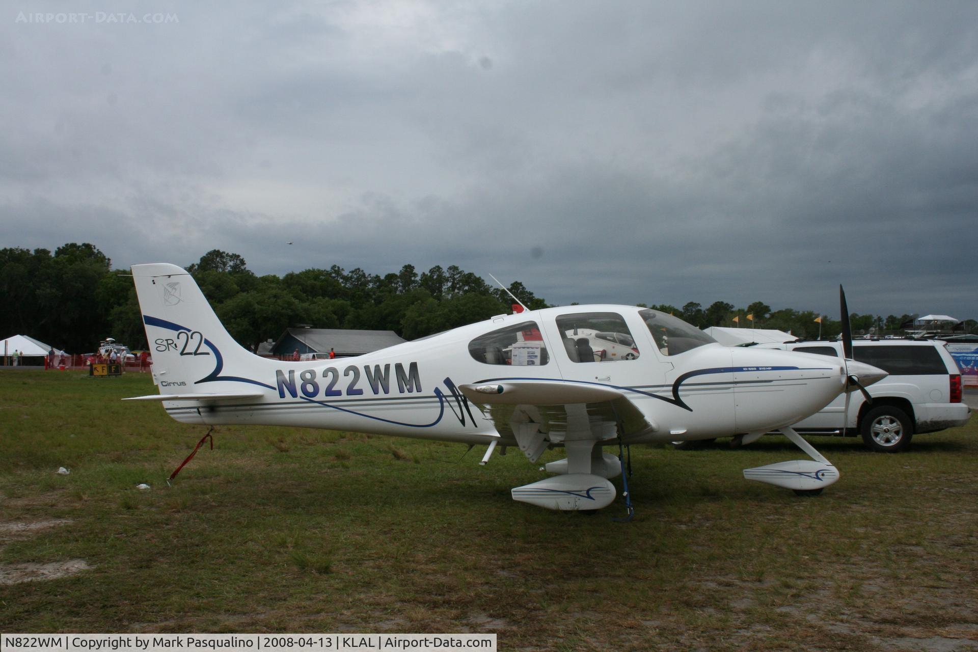 N822WM, 2002 Cirrus SR22 C/N 0138, SR22