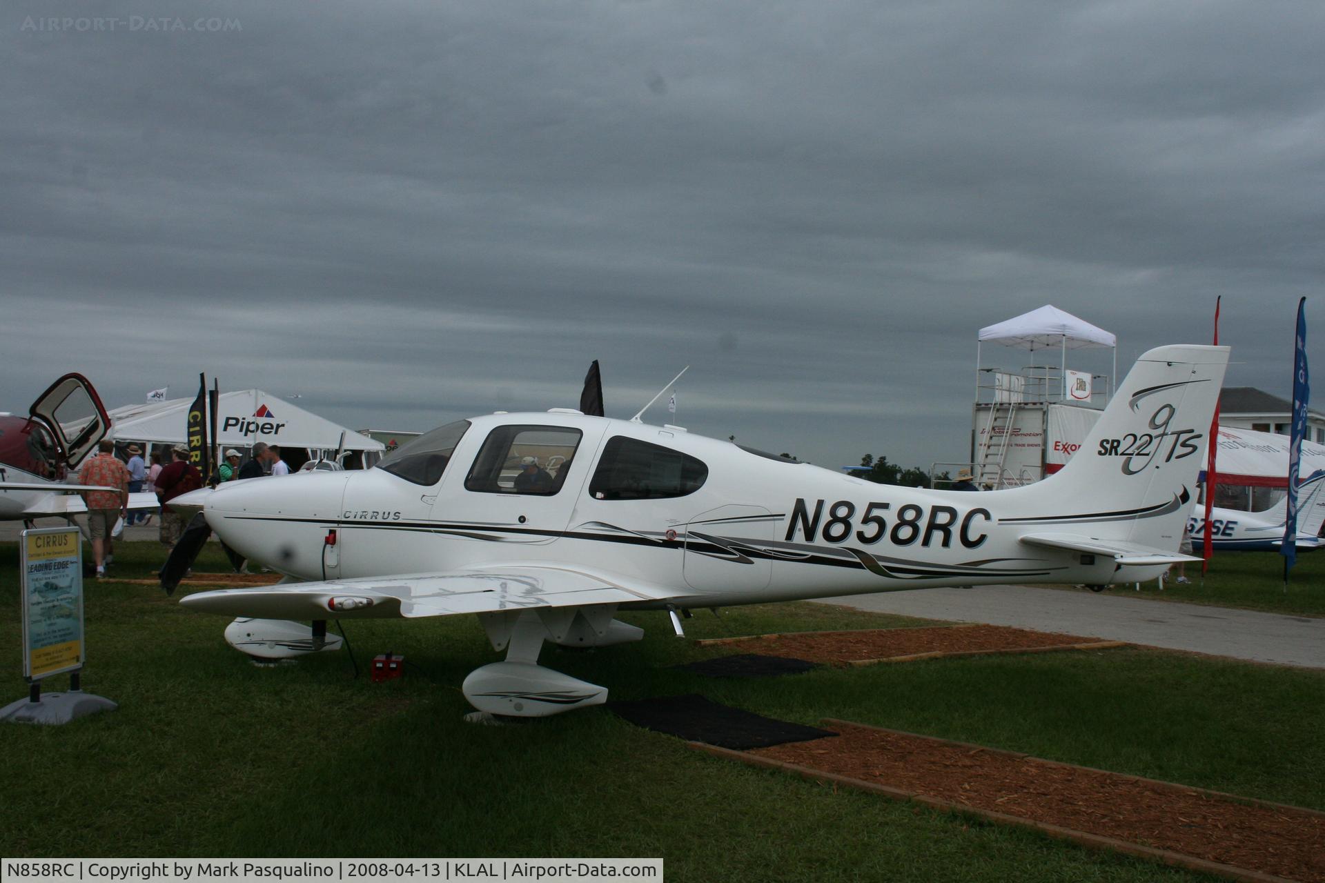 N858RC, 2008 Cirrus SR22 C/N 2939, SR22