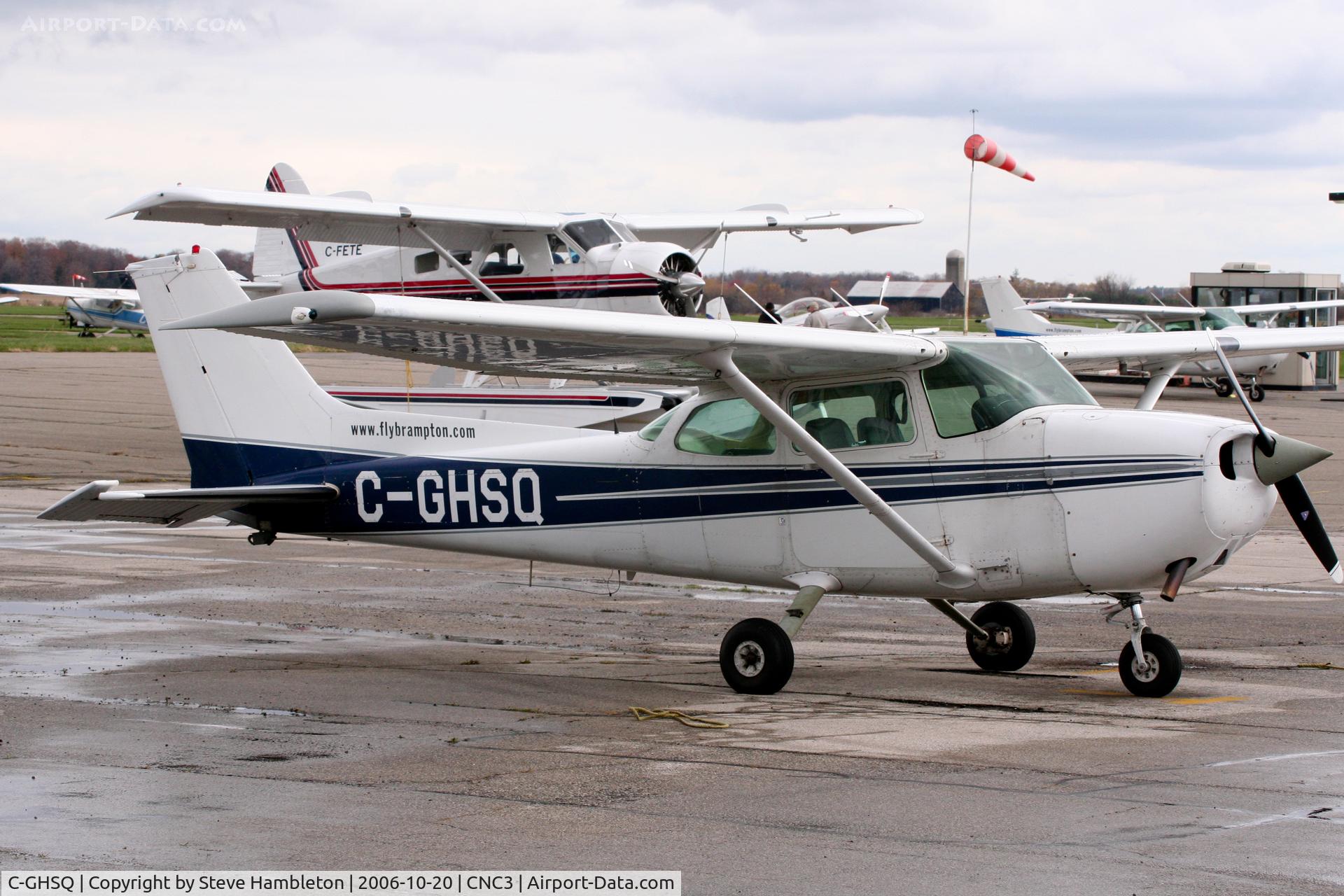 C-GHSQ, 1984 Cessna 172P C/N 17276106, At Brampton Ontario