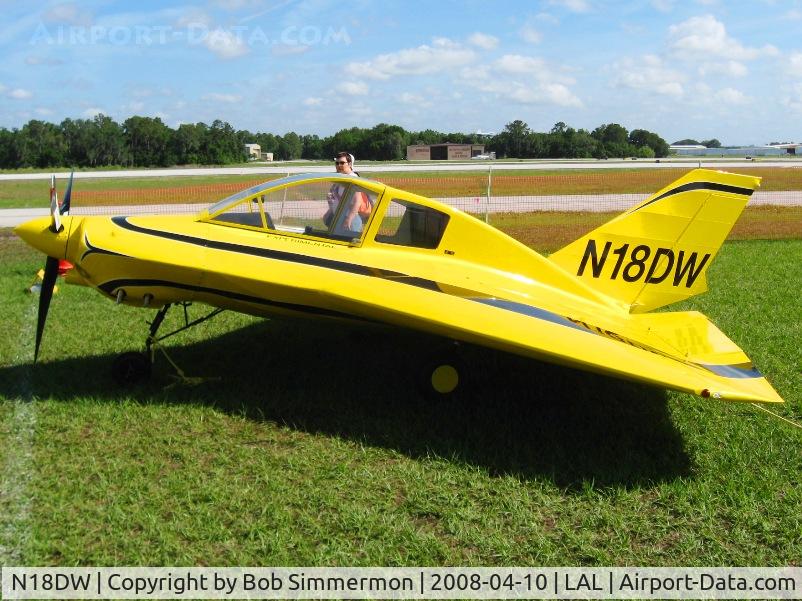 N18DW, 1972 Dyke JD-2 Delta C/N 1093, Sun N Fun 2008.  There are few Delta's flying and this one is a work of perfection.