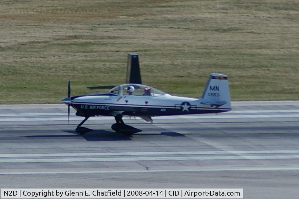 N2D, 2005 Vans RV-8A C/N 80583, Rolling out on runway 9