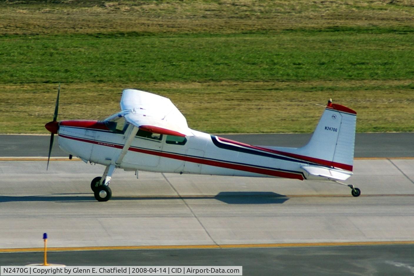 N2470G, 1959 Cessna 182B Skylane C/N 51770, Taxiing in on Alpha