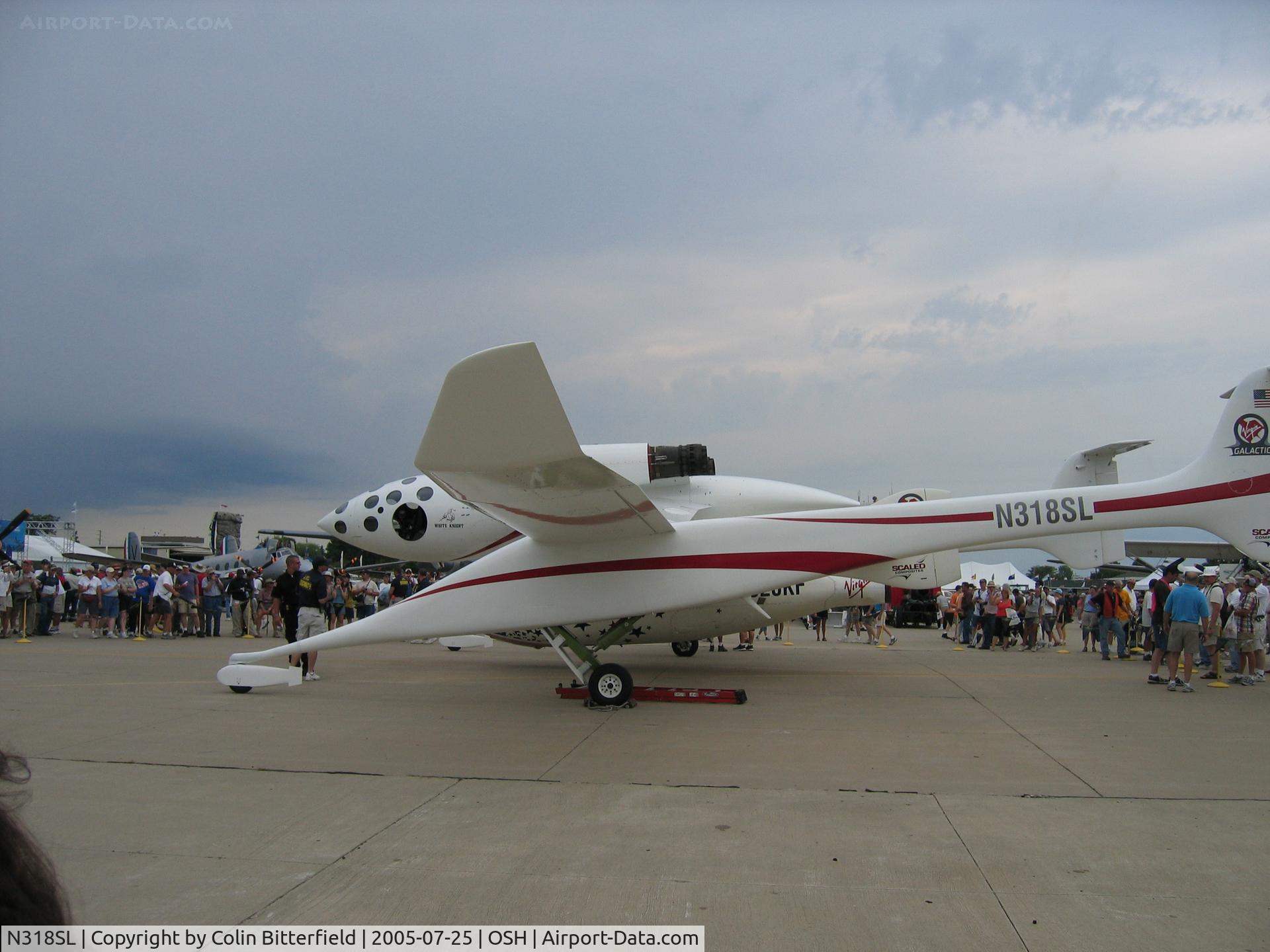 N318SL, 2002 Scaled Composites 318 C/N 001, Spaceship 1 @ OSH