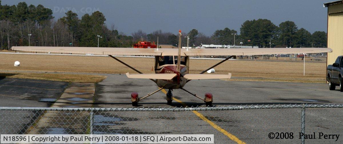 N18596, 1972 Cessna 150L C/N 15073972, Running up, and ready to roll