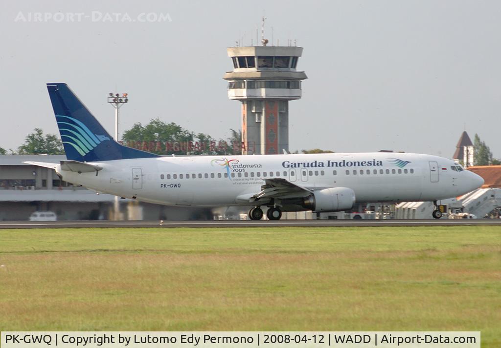PK-GWQ, Boeing 737-4U3 C/N 25719, Garuda