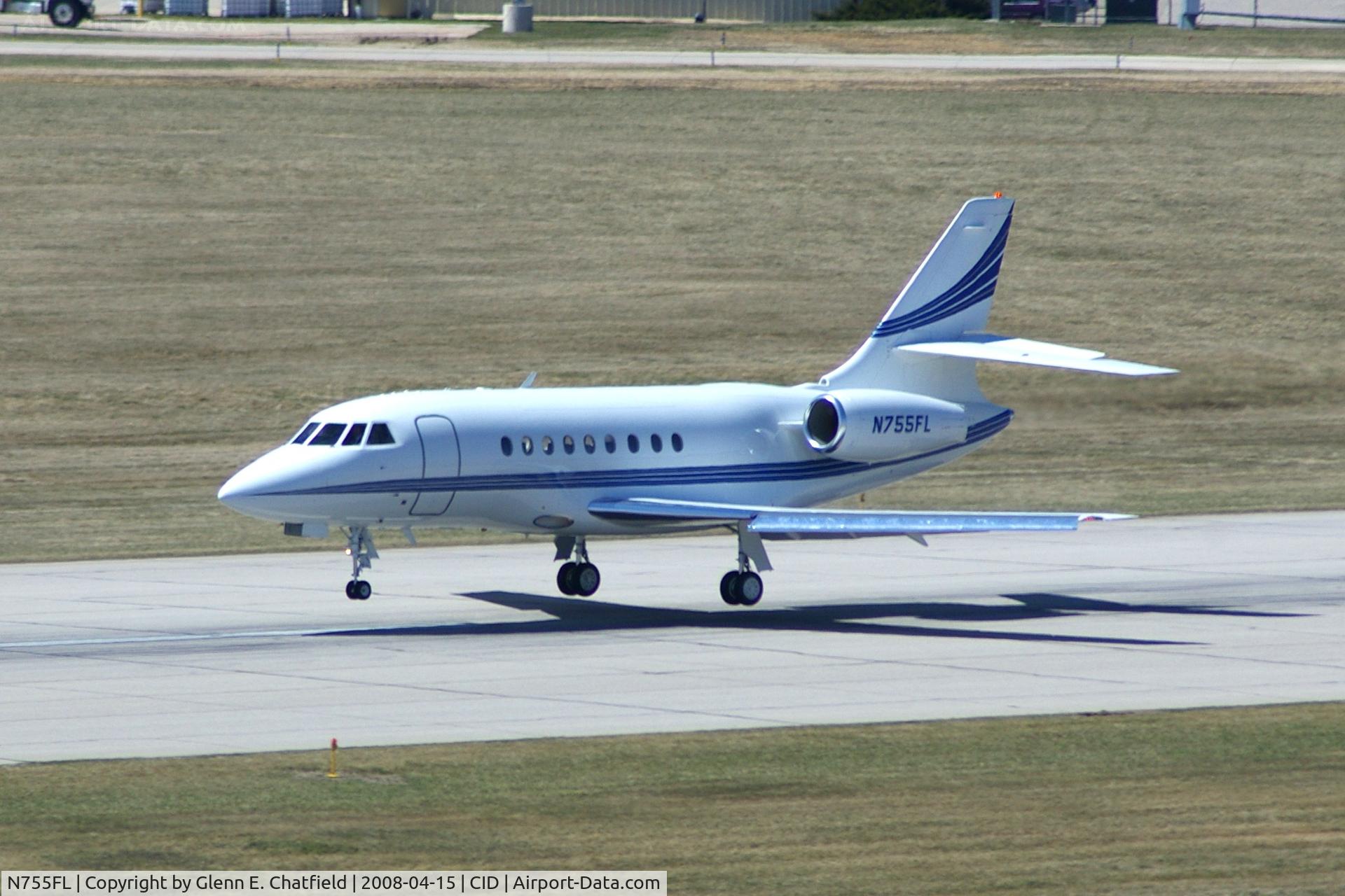 N755FL, 1999 Dassault Falcon 2000 C/N 96, Arriving Runway 13
