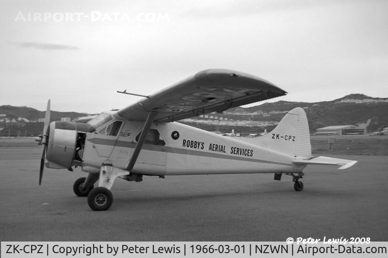 ZK-CPZ, 1952 De Havilland Canada DHC-2 Beaver Mk.1 C/N 461, Fieldair Ltd., Gisborne - prior to repainting after assemby
